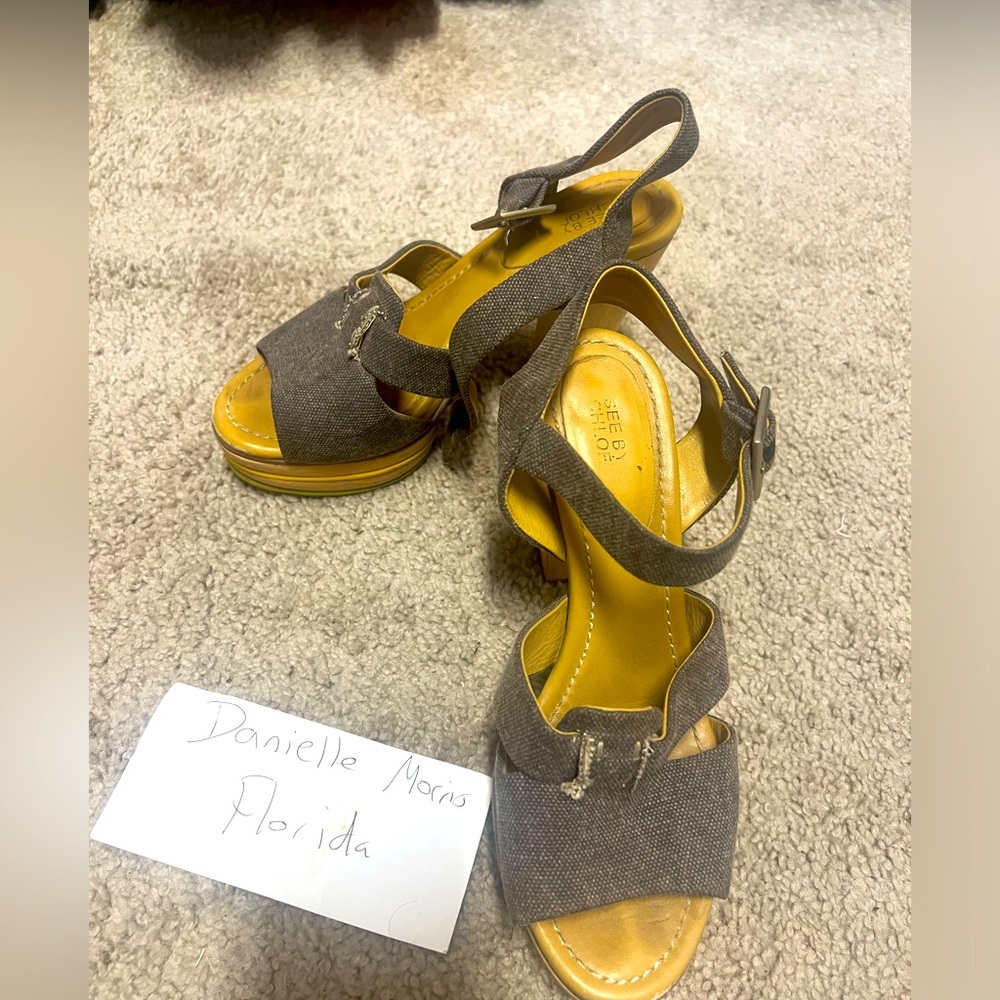 COPY - Chloe platform sandals size EU 38 US 8.5